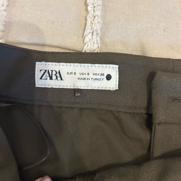 Zara Classic Khaki Women's Trousers - Picture 6 of 6